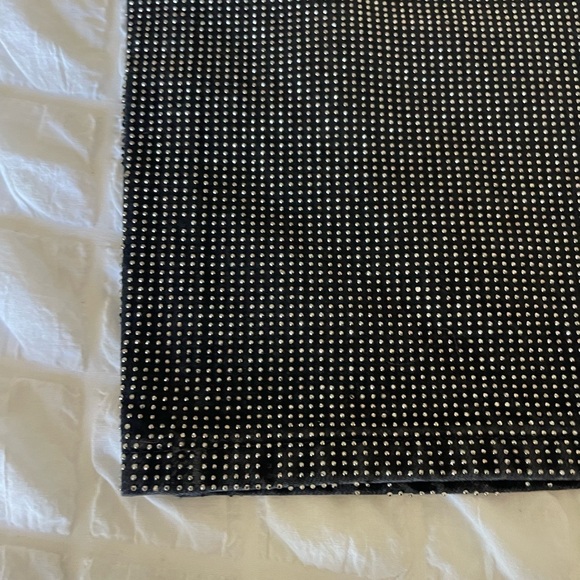 Zara Rhinestone Black Straight Leg Jeans Classic Style - Picture 10 of 12